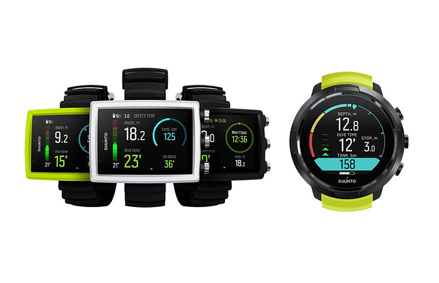 Po lewej Suunto EON, po prawej Suunto D5