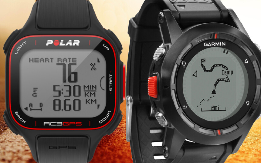 Porównanie Polar RC3 GPS vs. Garmin Fenix