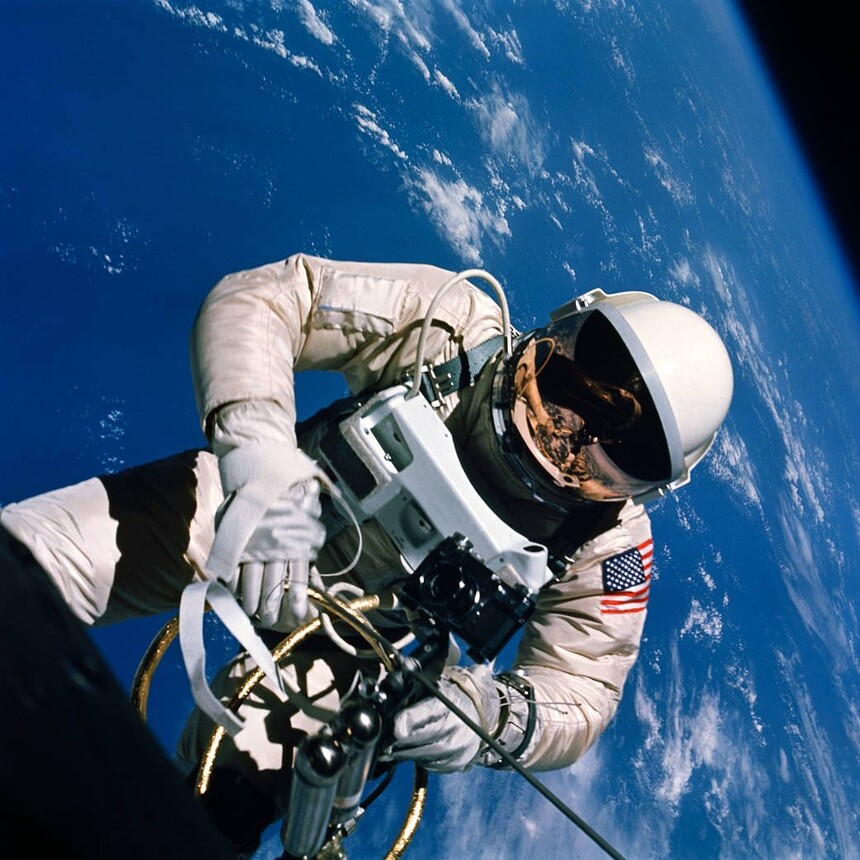 Ed White s Omega Speedmaster 105.003. Foto: NASA