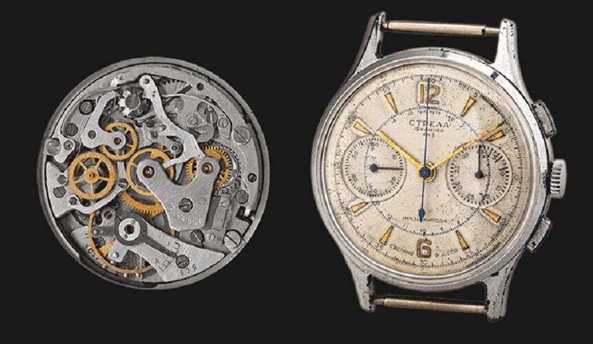 Sovětský chronograf Strela byly první hodinky ve volném vesmíru.