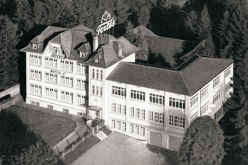 Fabryka Fortis w 1917 roku. Źródło: www.fortis-swiss.com
