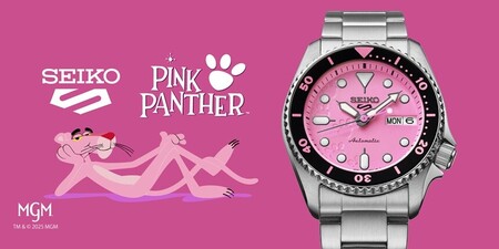 Seiko 5 Pink Panther prezentacja – I pomalowane. Na różowo