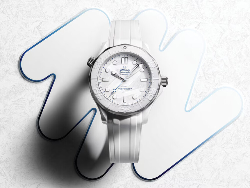 Najowsze wydanie Omega Milano Cortina 2026 w postaci Seamaster Diver 300M. Foto: Omega