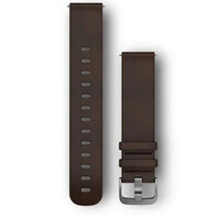 Pasek skórzany Garmin 20mm (do Venu, Venu Sq, Venu 2 plus itp.), brązowy V2, Quick Release, 010-12691-01