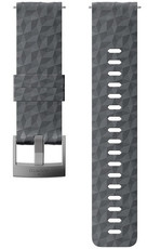 Silikonowy pasek Suunto 24mm (pro Suunto Spartan Sport, Spartan Sport Wrist HR/Baro, Suunto 9), szary