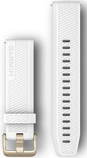Silikonowy pasek Garmin 20mm (pro Venu, Venu Sq, Venu 2 plus aj.), biały V1, Quick Release
