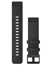 Nylonowy pasek Garmin 20mm (pro Garmin Fenix 8/7S/6S (43mm), aj.), czarny V1, QuickFit