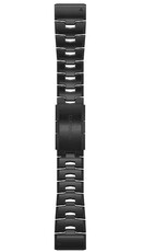 Tytanowa bransoleta Garmin 26mm (pro Garmin Fenix 8/7X/6X (51mm), Tactix aj.), czarny V1, QuickFit