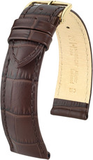 Pasek skórzany Hirsch Duke L 01028010-1, brązowy, długość L, Quick Release