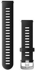 Silikonowy pasek Garmin 20mm (pro Venu, Venu Sq, Venu 2 plus), czarny, Quick Release