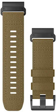 Pasek nylonowy Garmin 26mm (do Garmin Fenix 8/7X/6X (51mm), Tactix itp.), brązowy, QuickFit, 010-13010-11
