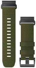 Pasek nylonowy Garmin 26mm (do Garmin Fenix 8/7X/6X (51mm), Tactix itp.), zielony, QuickFit, 010-13010-10