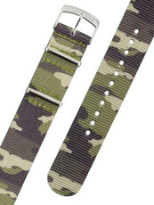 Pasek tekstylny Morellato Band L 3972A74.872, zelený/maskáčový, NATO