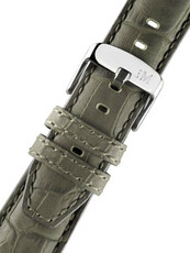 Skórzany pasek Morellato Soccer M 4497B44.073, zielony, ekoskóra