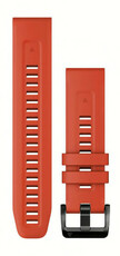 Pasek silikonowy Garmin 22mm (do Garmin Fenix 8/7/6 (47mm), Epix 2 itp.), czerwony V3, QuickFit, 010-13111-04