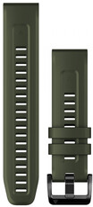 Pasek silikonowy Garmin 22mm (do Garmin Fenix 8/7/6 (47mm), Epix 2 itp.), zielony V1, QuickFit, 010-13111-03