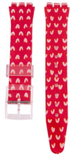 Pasek plastowy Ricardo 17mm (do Swatch), kolorowy C13