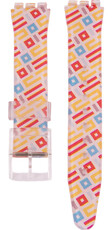 pasek silikonowy Ricardo Barletta 17mm (do Swatch), kolorowy