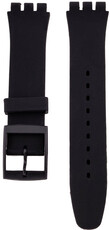 Pasek silikonowy Ricardo Barletta (do Swatch), czarny