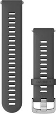 Silikonowy pasek Garmin 22mm (Venu, Forerunner 255, Vívoactive 4 aj.), szary, Quick Release