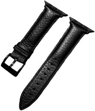 Skórzany pasek Ricardo (pro Apple Watch 42/44/45/49mm), czarny V1