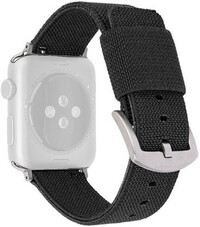 pasek nylonowy Ricardo (do Apple Watch 42/44/45/49mm), czarny V2