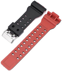 Pasek plastikowy Ricardo Felino 16mm (do Casio G-Shock GA-100, GA-110, GD-120, GLS-100), czarny V2