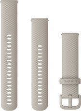 Silikonowy pasek Garmin 20mm (pro Venu, Venu Sq, Venu 2 plus aj.), szary V2, Quick Release, + przedłużona część 