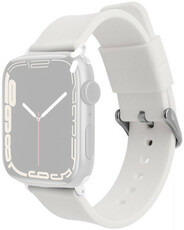 pasek silikonowy Ricardo (do Apple Watch 38/40/41mm), biały V2