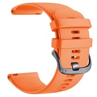 Pasek Quick Release 20mm, silikonowy, pomarańczowy, czarne zapięcie (Garmin Venu, Venu Sq, Venu 2 plus aj.), przedłużony