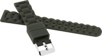 Pasek silikonowy JVD RJ7192.3 18mm, zielony, dziecięcy