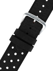 pasek skórzany Morellato 5807B71.019 M, czarny, materiał z recyklingu