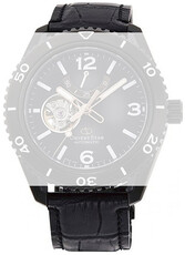 Skórzany pasek Orient Star UL00G012M0 22mm (pro RE-AT01), czarny