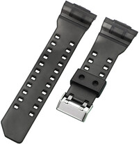 Pasek plastikowy Ricardo Cassola 16m (do Casio G-Shock GA-100, GA-110, GD-120, GLS-100), czarny, przezroczysty