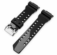 Pasek plastikowy Ricardo Cassola 16mm (do Casio G-Shock GA-100, GA-110, GD-120, GLS-100), czarny V8