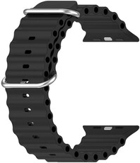 Pasek silikonowy Ricardo (do Apple Watch 38/40/41mm), czarny V2