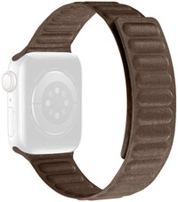 Pasek tekstylny Ricardo (pro Apple Watch 42/44/45/49mm), brązowy, magnetyczny