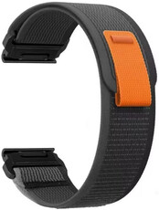 Pasek QuickFit 22 mm, nylon, szary, rzep (Garmin Fenix 7/6/5, Epix 2, MARQ 2 itp.)
