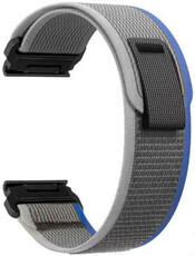 Nylonowy pasek Ricardo 26mm (pro Garmin Fenix 8/7X/6X (51mm), Tactix aj.), szary V2, QuickFit