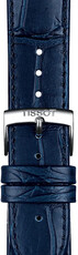 Pasek skórzany Tissot T852.041.534 20mm, niebieski, Quick Release