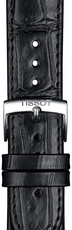 Skórzany pasek Tissot T852.043.012 20mm, czarny