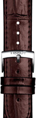 Pasek skórzany Tissot T852.043.013 20mm, brązowy, Quick Release