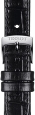 Skórzany pasek Tissot T852.043.622 15mm, czarny
