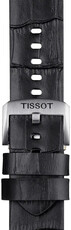 Pasek skórzany Tissot T852.046.775 22mm, czarny, Quick Release