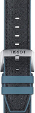 Skórzany pasek Tissot T852.046.785 22mm, czarny