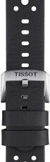 Skórzany pasek Tissot T852.046.810 22mm, czarny