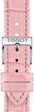 Skórzany pasek Tissot T852.047.114 16mm, różowy