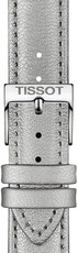 Skórzany pasek Tissot T852.047.129 16mm, srebrny, Quick Release