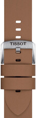 Skórzany pasek Tissot T852.048.223 22mm, brązowy