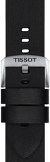 Skórzany pasek Tissot T852.048.225 22mm, czarny